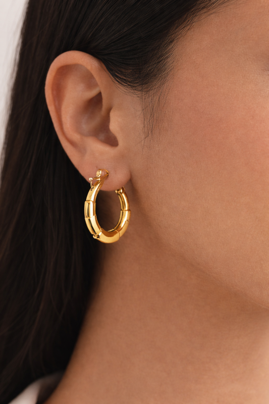 Luna Classic Gold Hoops