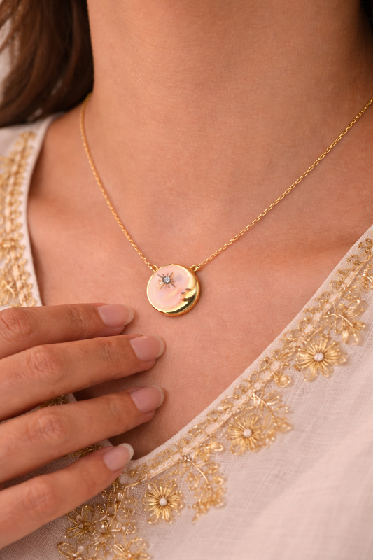 Celestial Glow Pendant Necklace