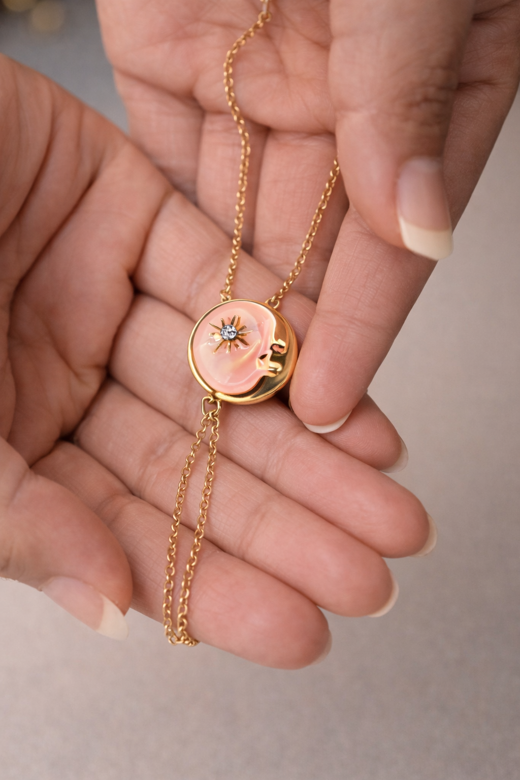 Celestial Glow Pendant Necklace