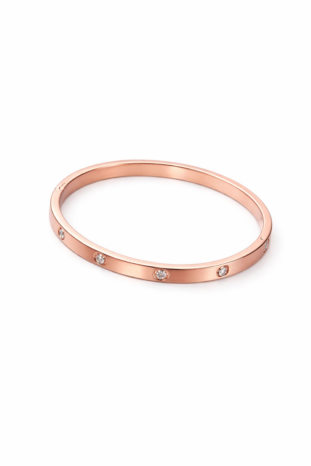 Classic Crystal Gold Bangle