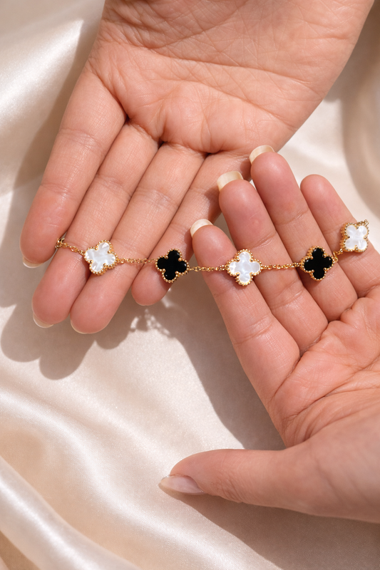 Timeless Clover Bracelet – Gold Finish